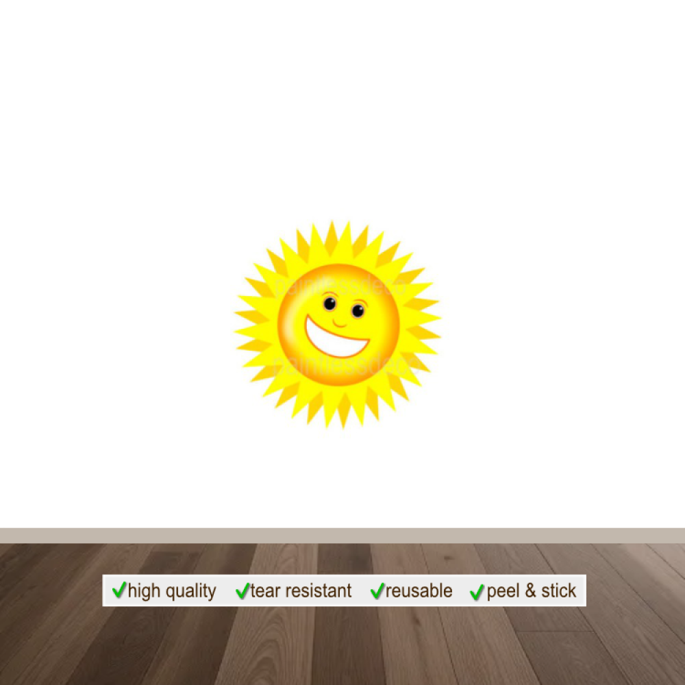 Sun Shine Pearly Whites Wall Decal (Version 2)