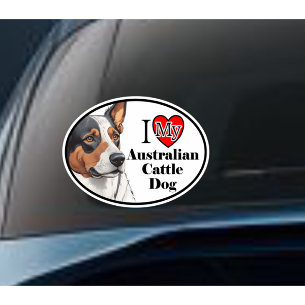 Australian Cattle Dog Car Window Decal Sticker