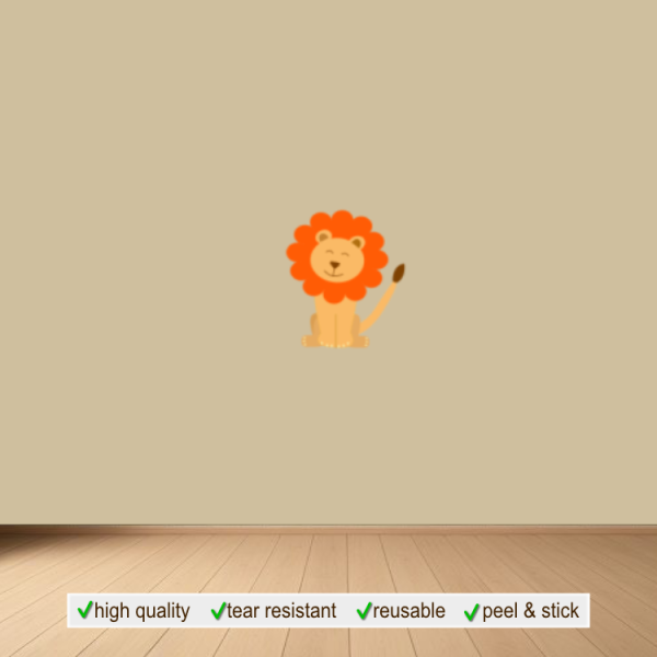 Leonardo the Lion Wall Decal