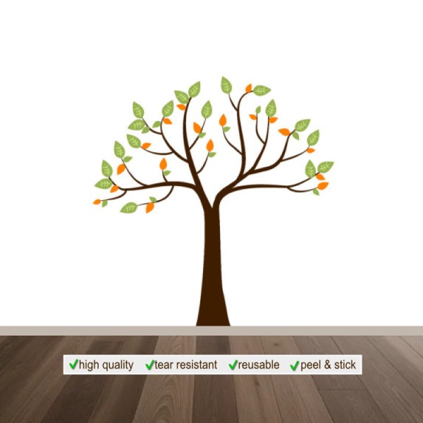 Reusable Jungle Safari Tree Only Wall Decal